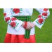 Embroidered blouse "Olvia: poppies"